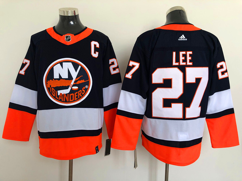 Men's New York Islanders Anders Lee #27 Black Jersey